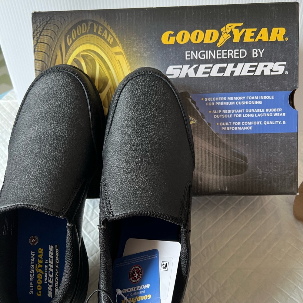 Goodyear Engineered By Skechers Women's Leona Slip Resistant Shoes